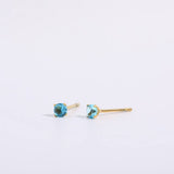 DECEMBER BIRTHSTONE STUD EARRINGS 18K ZIRCON_CWAJE5040