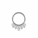 SPARKLY ZIRCON SEAMLESS NOSE HOOP RING_CWMM9536