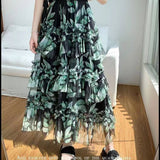 LAYERING TULLE SKIRTS WITH FLORAL PRINTS_CWBLS0400