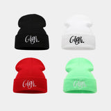 FASHIONABLE LETTER EMBROIDERY CASUAL KNITTED HAT_CWAH2118