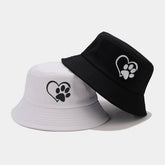 SIMPLE LOVE DOG PAW BUCKET HAT_CWAH1651