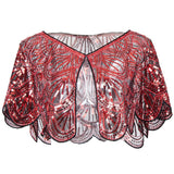 SEQUIN BEADED LACE BOLERO SUMMER DRESS COVER_CWMM8960