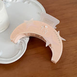 STAR MOON RHINESTONE HAIR CLAW ACETATE CLIP_CWAHA5821