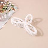 5 12 GLOSSY RESIN BOW HAIR CLAW CLIPS FOR WOMEN_CWAHA0486