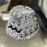 Cwah2213_Ethnic Retro Color Matching Knitted Bucket Hat