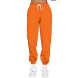 Solid-Color Zipper Sweatshirt And Sweatpants Set
