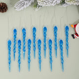 Cwmm10167_Christmas Tree Clear Icicle Hanging Ornament