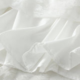 IRREGULAR LACE A LINE MIDI CAKE SKIRT_CWBMS0338