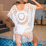 FRINGE SKIRT WITH BEACH SWIMSUIT COVER UP_CWMW0645