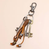 Vintage Style Long Tassel Leather Keychain_Cwmm4705