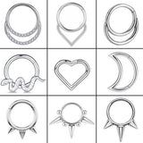 Titanium Cone Stud Seamless Nose Piercing_Cwmm9515