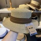 SUMMER VACATION ALL MATCH FLAT TOP STRAW HAT_CWAH3450