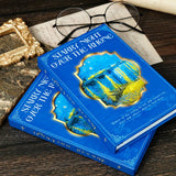 Vintage Oil Painting Star And Moon Blue Notebook_Cwmm1842