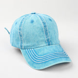 SPRING COTTON COLOR BLOCK BASEBALL CAP CWAH1144