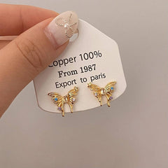 SWEET AND COOL BOW HIGH END EARRINGS FOR WOMEN_CWAJE3000