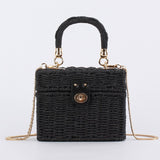 DUAL PURPOSE LEISURE PAPER ROPE WOVEN BAG_CWAB4713