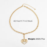 Womens Diamond Pearl Heart Pendant Necklace