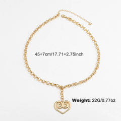 Womens Diamond Pearl Heart Pendant Necklace