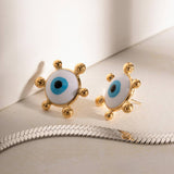 RETRO DRIPPING NEW DEVILS EYE EARRINGS_CWAHA0922