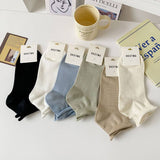 SUMMER LADIES ROLLED COTTON BOAT SOCKS_CWMS2015