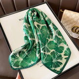 FRESH GREEN SILK SCARF FASHIONABLE NECK WRAP_CWASC0623