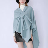 PURE COLOR HIGH GRADE WARM CASHMERE SHAWL_CWMM2091