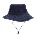 Washed Camo Cotton Bucket Hat For Outdoor Travel_Cwah3840