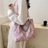 NEW COMMUTER SIMPLE PERSONALITY SHOULDER BAG_CWAB3309