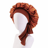 ELASTIC RIBBON SILK BOW NIGHTCAP_CWAH1475
