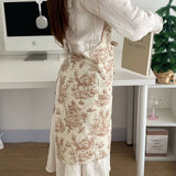 HOUSEHOLD WATERPROOF INK DRAWSTRING APRON_CWMM5833