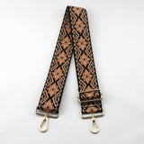 GEOMETRIC EMBROIDERY ADJUSTABLE BAG STRAP_CWMM0366