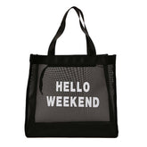 NEW LETTER MESH LARGE CAPACITY COSMETIC BAG_CWAB4455