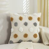BOHO TUFTED EMBROIDERED PILLOW COVER FOR SOFA BED_CWMM7696