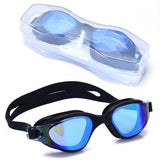 SILICONE ONE PIECE SWIM GOGGLES HD ANTI FOG LENS_CWASG1042