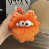 CUTE BOWKNOT BIG EYES CAR KEYCHAIN PLUSH PENDANT_CWMM2518