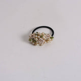 CUTE FLORAL PEARL HAIR TIE FOR SWEET GIRLS_CWAHA6878