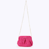 CROSSBODY SHOULDER STRAP PAPER ROPE WOVEN BAG_CWAB4719