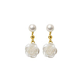 S925 Silver Needle Freshwater Pearl Stud Earrings
