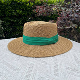 BEACH VACATION SUN FEDORA STRAW HATS FOR WOMEN_CWAH1151