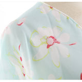 TASSEL FLORAL PRINT OPEN FRONT KIMONO CARDIGAN_CWASC0793