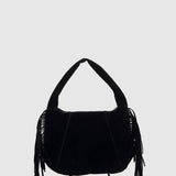 Vintage Suede Tassel Zipper Shoulder Bag_Cwab5700