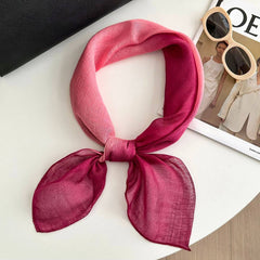 Silk Square Scarf Gradient Wrap Autumn Winter_Cwasc03022