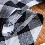 ROUND COTTON AND LINEN PLAID TABLECLOTH_CWMM0974