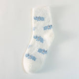 MID TUBE WINTER WARM CUTE PLUSH SNOW SOCKS_CWMS0791