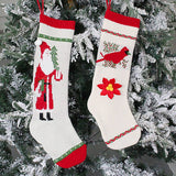 CREATIVE KNITTED GIFT BAG LONG CHRISTMAS SOCKS_CWMS1450