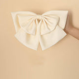 ELEGANT TEXTURE BIG BOW HAIRPIN_CWASC1066