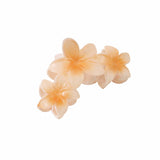 PLUMERIA FLOWER LARGE HAIR CLAW ELEGANT UPDO CLIP_CWAHA1064