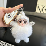 CUTE PLUSH DOLL CAR KEYCHAIN BAG PENDANT GIFT_CWMM2499