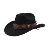 NEW WOOL FEDORA HAT WESTERN ETHNIC COWBOY STYLE_CWAH04500