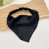 SATIN CLOTH TURBAN TRIANGLE HAIR ACCESSORIES_CWAHA4152
